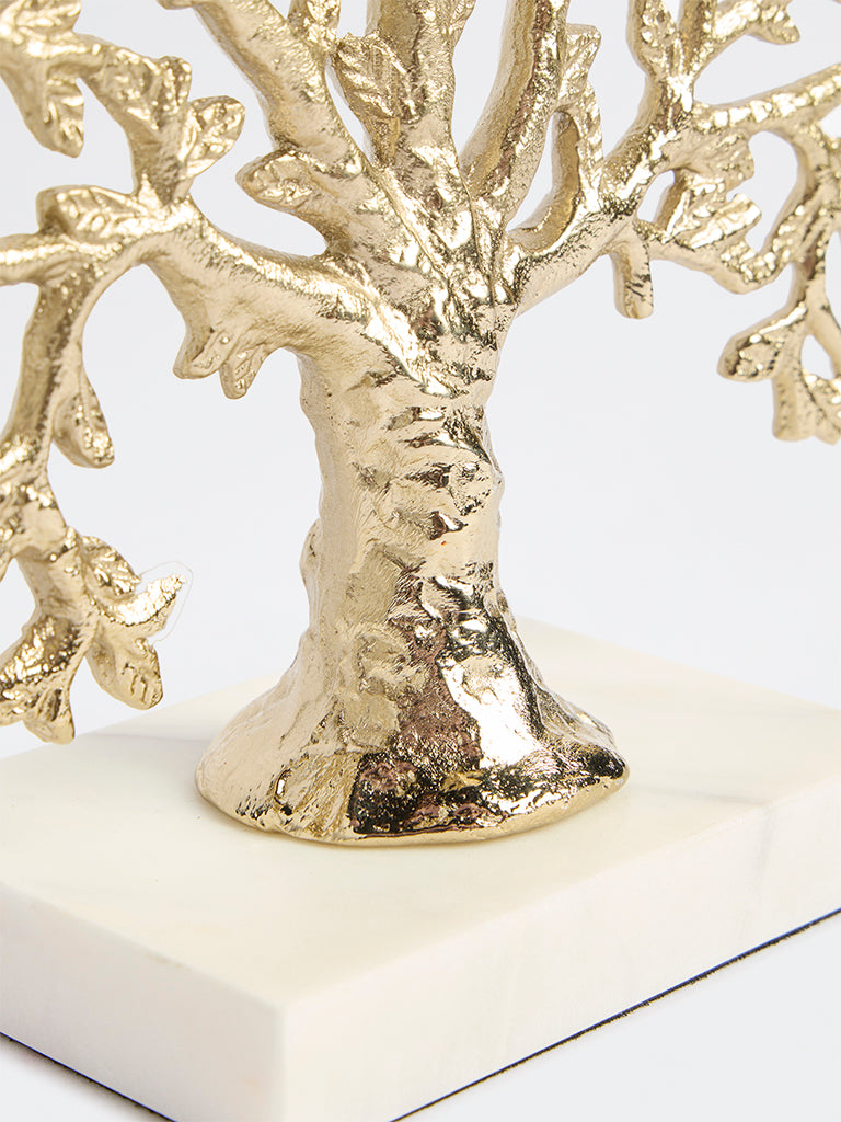 Westside Home Gold Tree of Life Sculpture on Stand