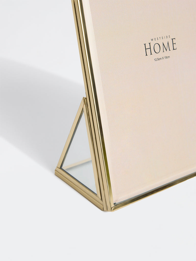 Westside Home Gold Metal Oval Photo Frame