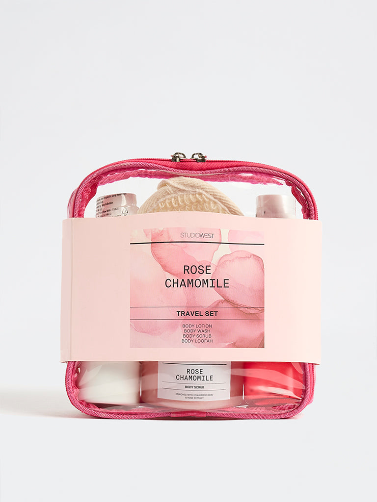 Studiowest Rose Chamomile Bath and Body Travel Set