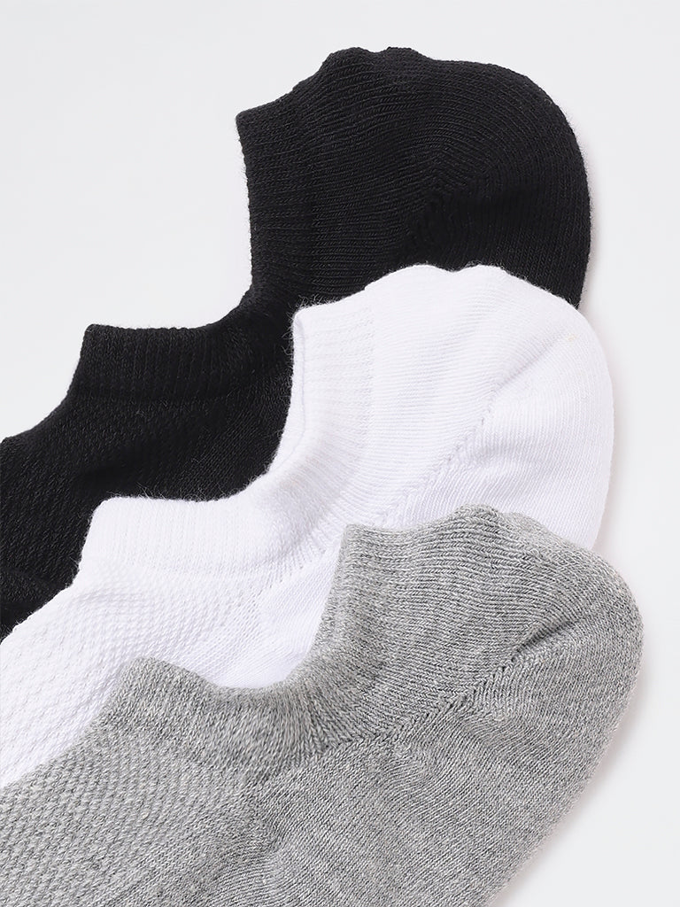 WES Lounge Multicolour Cotton-Blend Socks - Pack of 3