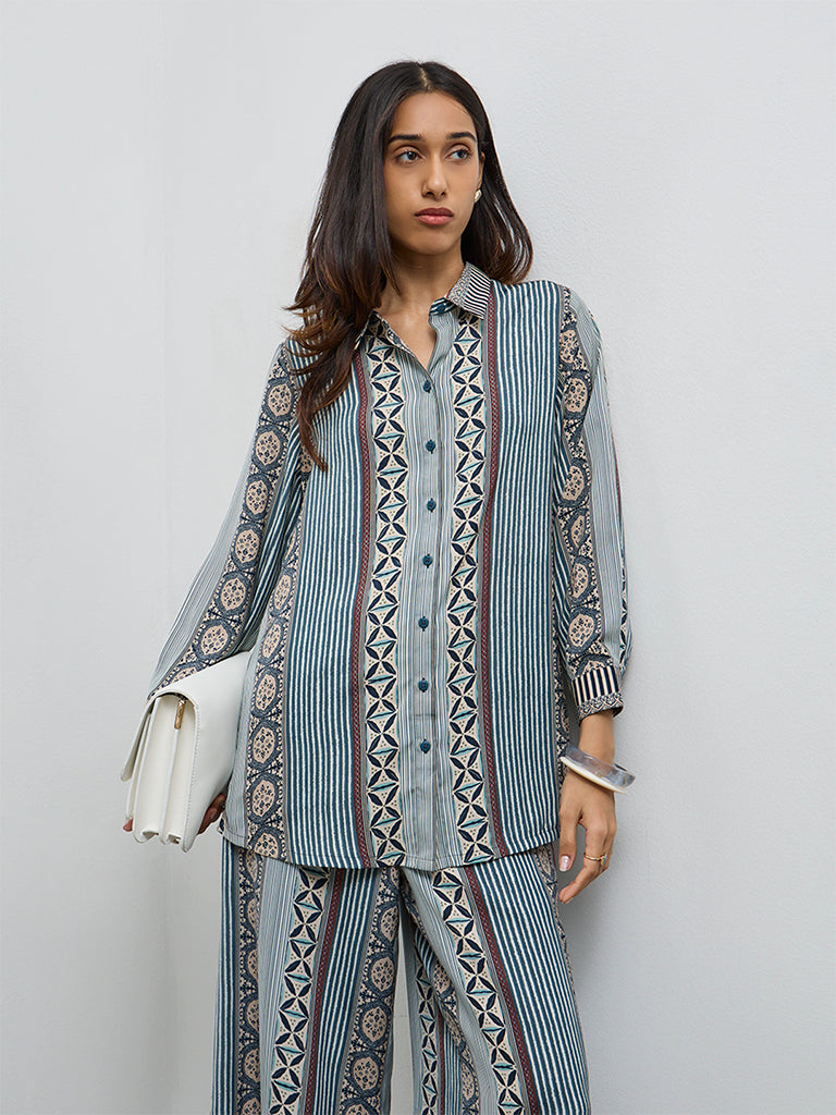 Utsa Green Printed Tunic