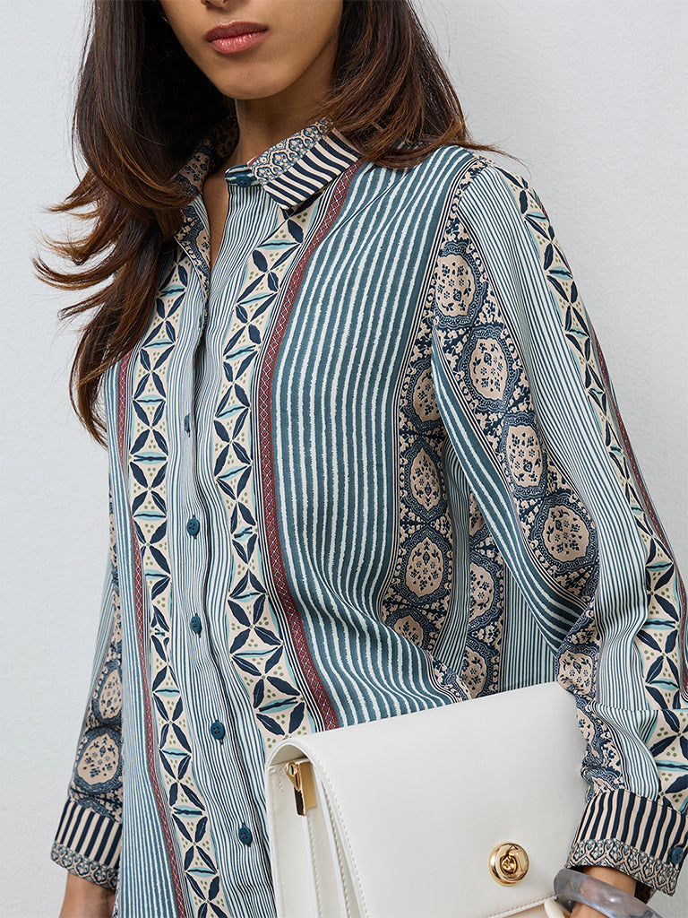 Utsa Green Printed Tunic