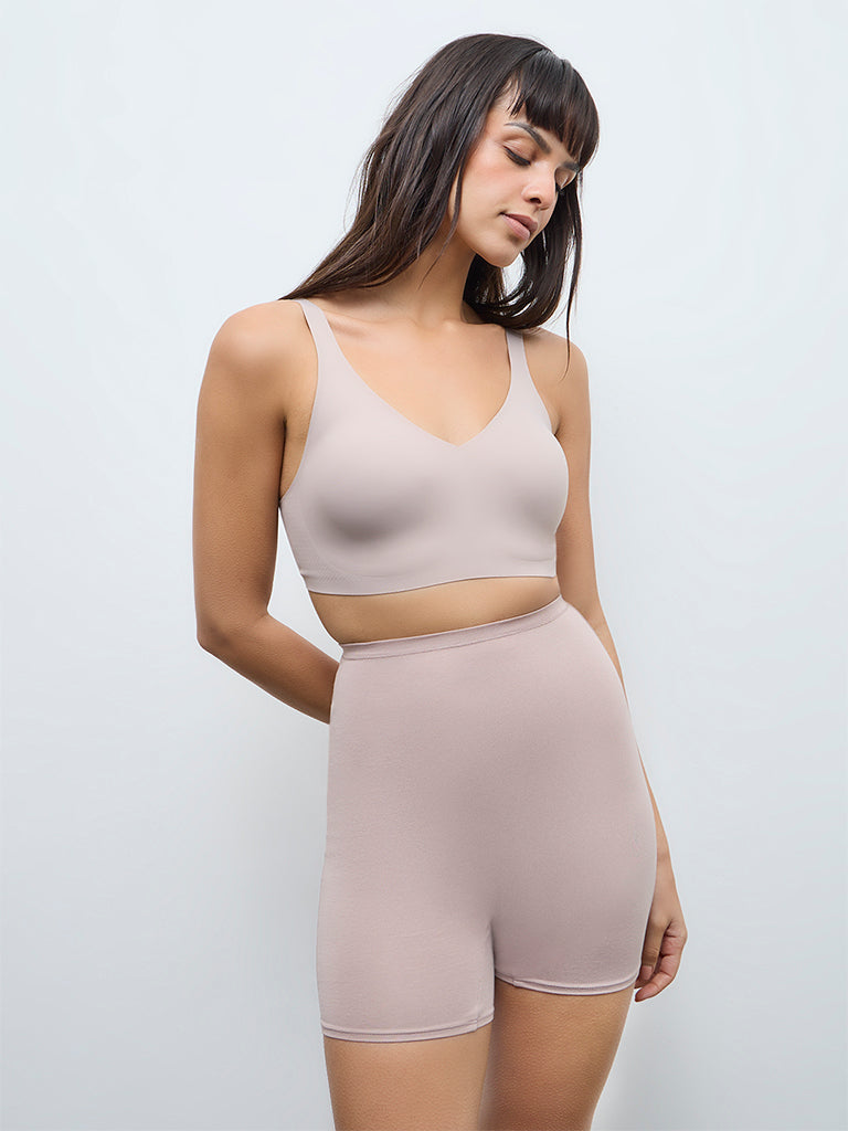 Wunderlove Light Taupe Invisible Full Coverage Padded Bra