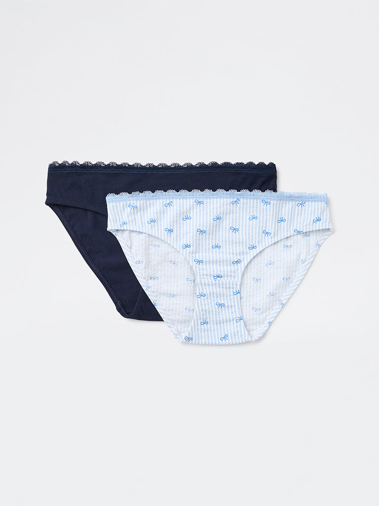 Superstar 2-Pack Cotton-Blend Bikini Briefs