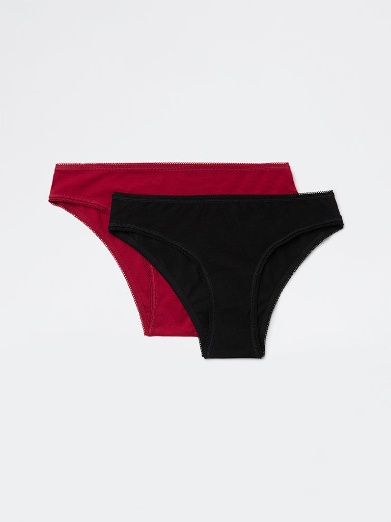 Superstar 2-Pack Cotton-Blend Brazilian Briefs