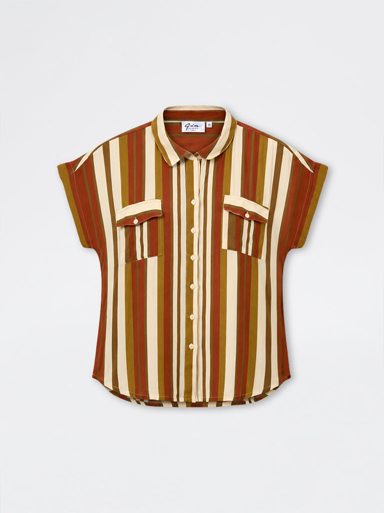 Gia Multicolour Striped Shirt