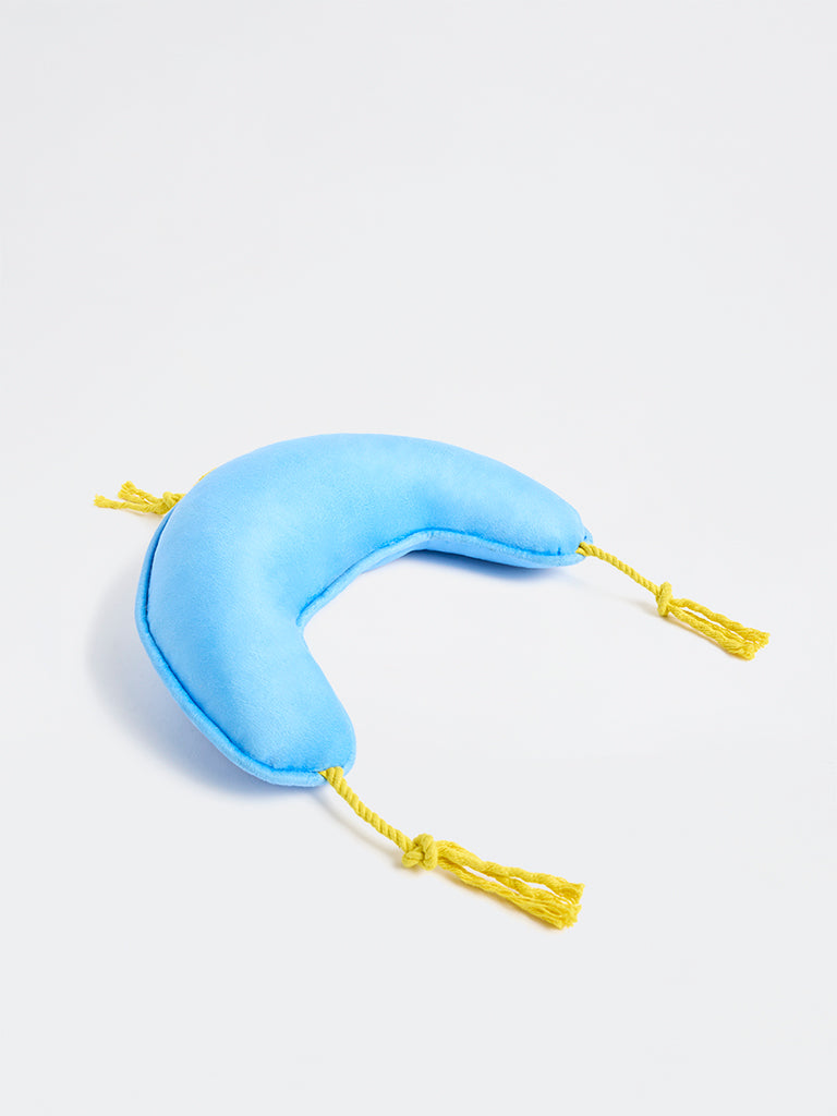 Westside Home Blue Plush Pet Neck Band