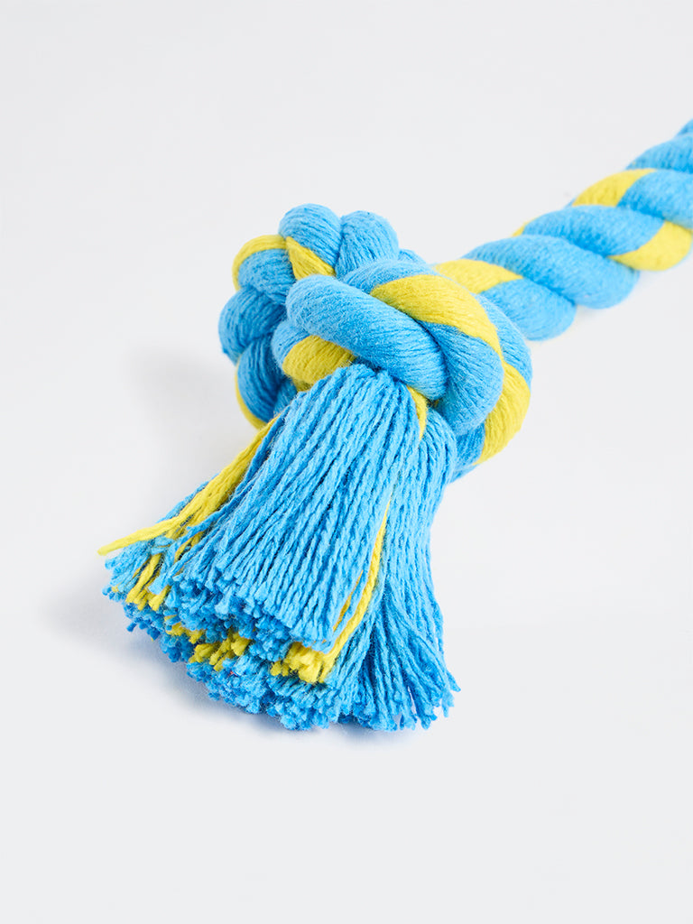 Westside Home Blue Twisted Rope Pet Toy