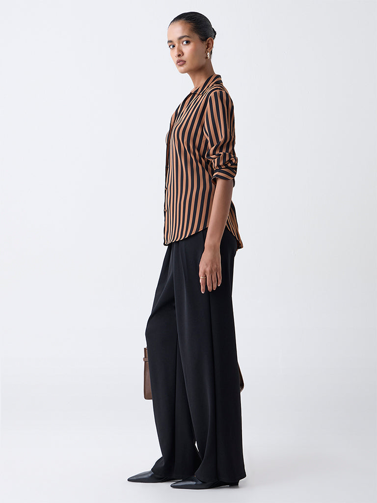 Wardrobe Black Striped Shirt