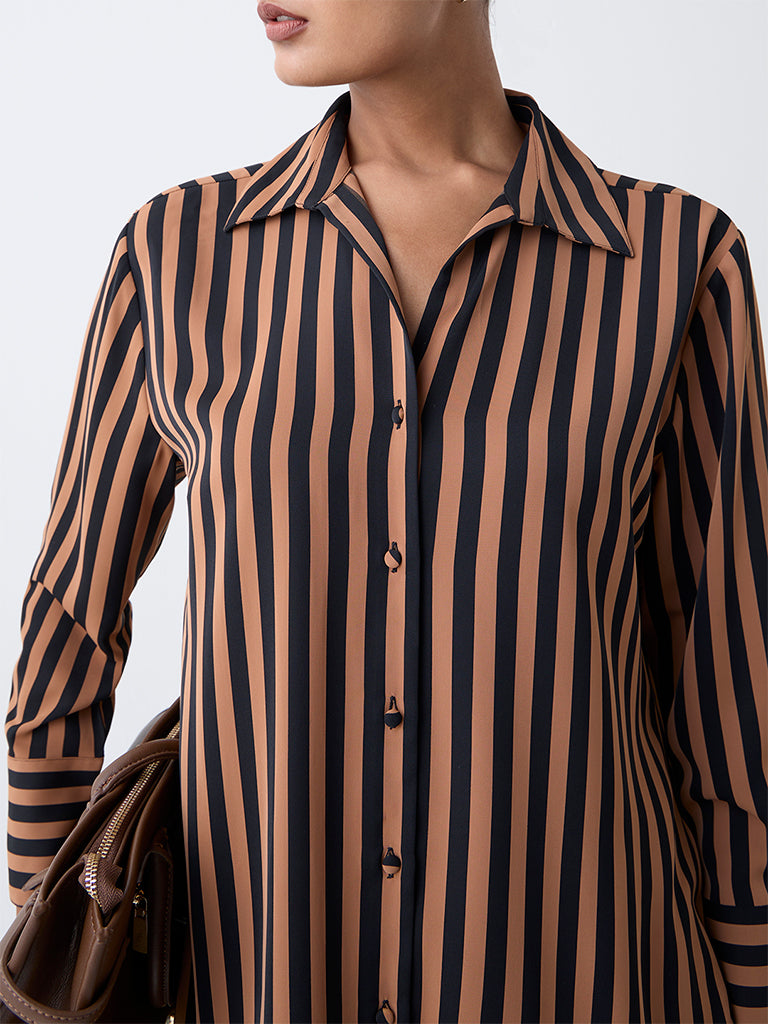 Wardrobe Black Striped Shirt