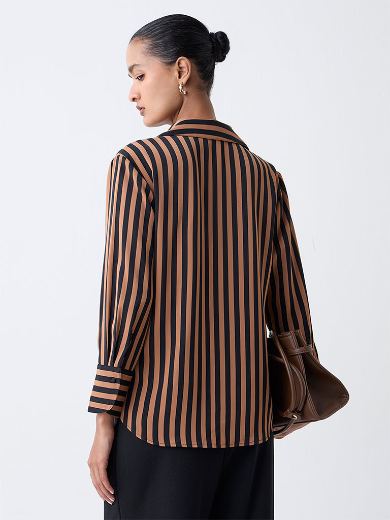 Wardrobe Black Striped Shirt