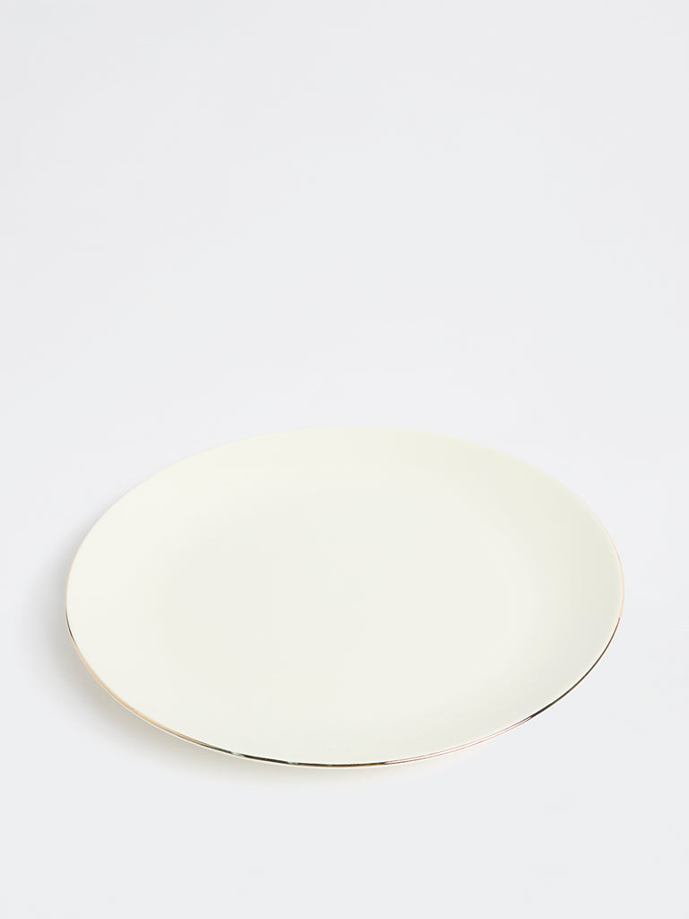 Westside Home White Dinner Plate