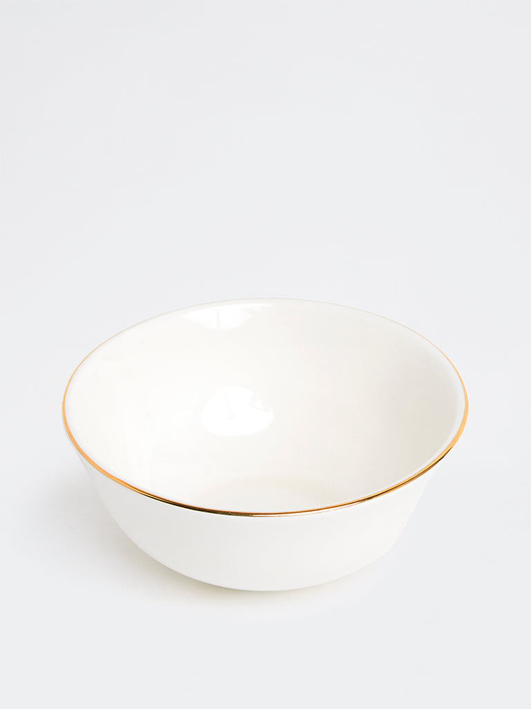 Westside Home White Large Bowl