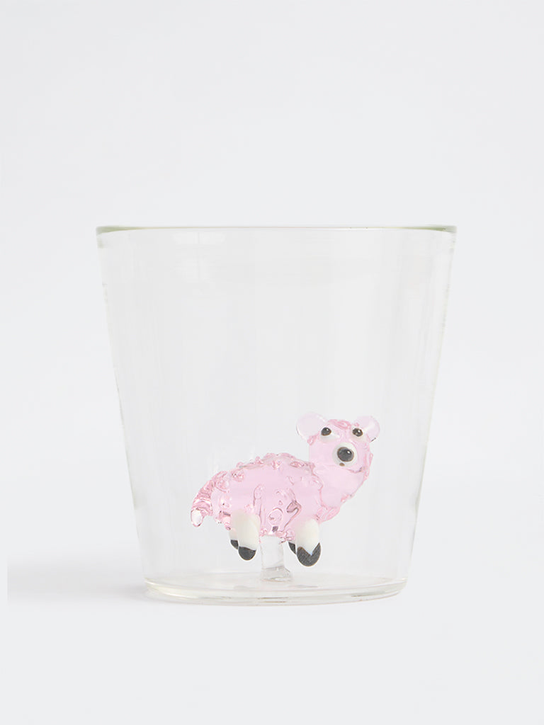 Westside Home Sheep Motif Water Glass