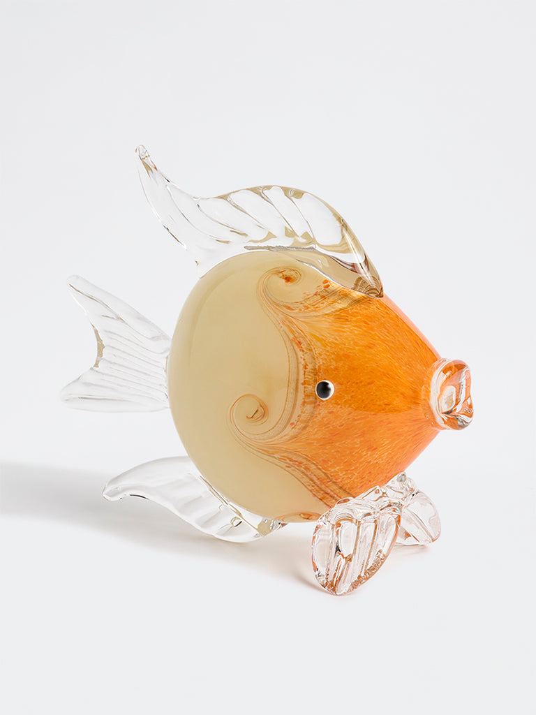 Westside Home Orange Glass Fish