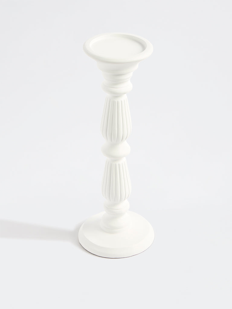 Westside Home White Candle Pillar