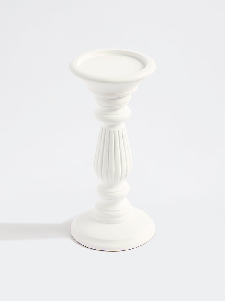 Westside Home White Candle Pillar