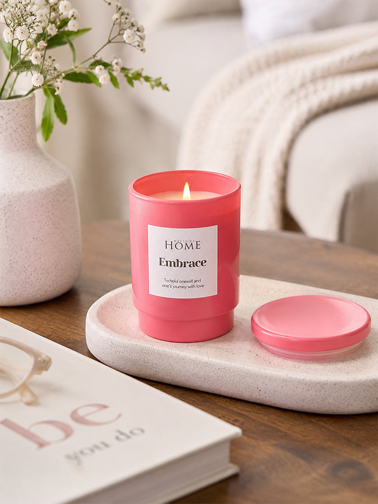 Westside Home Pink Embrace Jar Candle