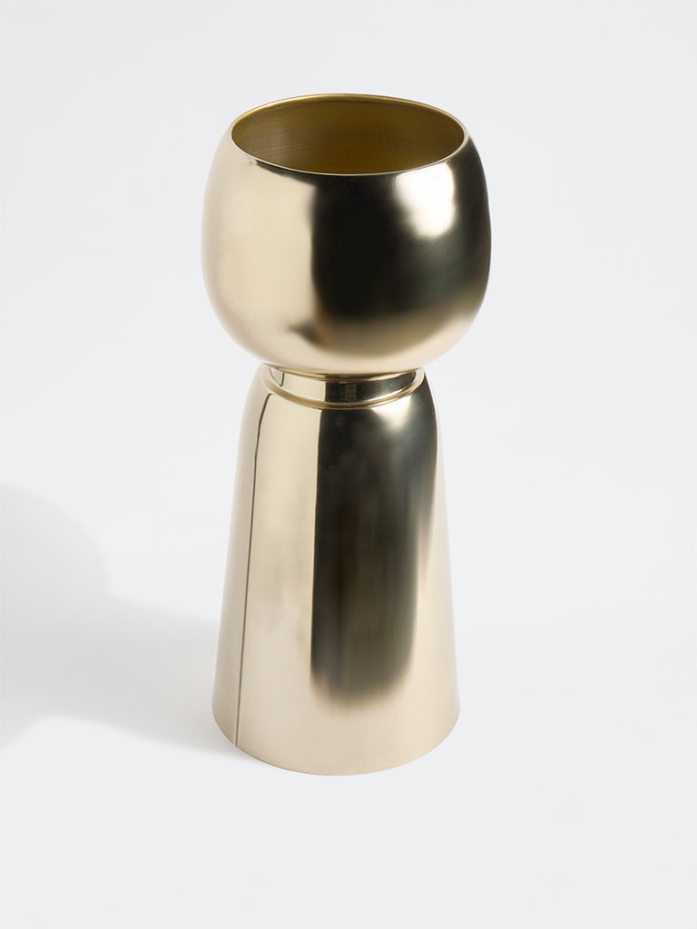 Westside Home Gold Torch Planter