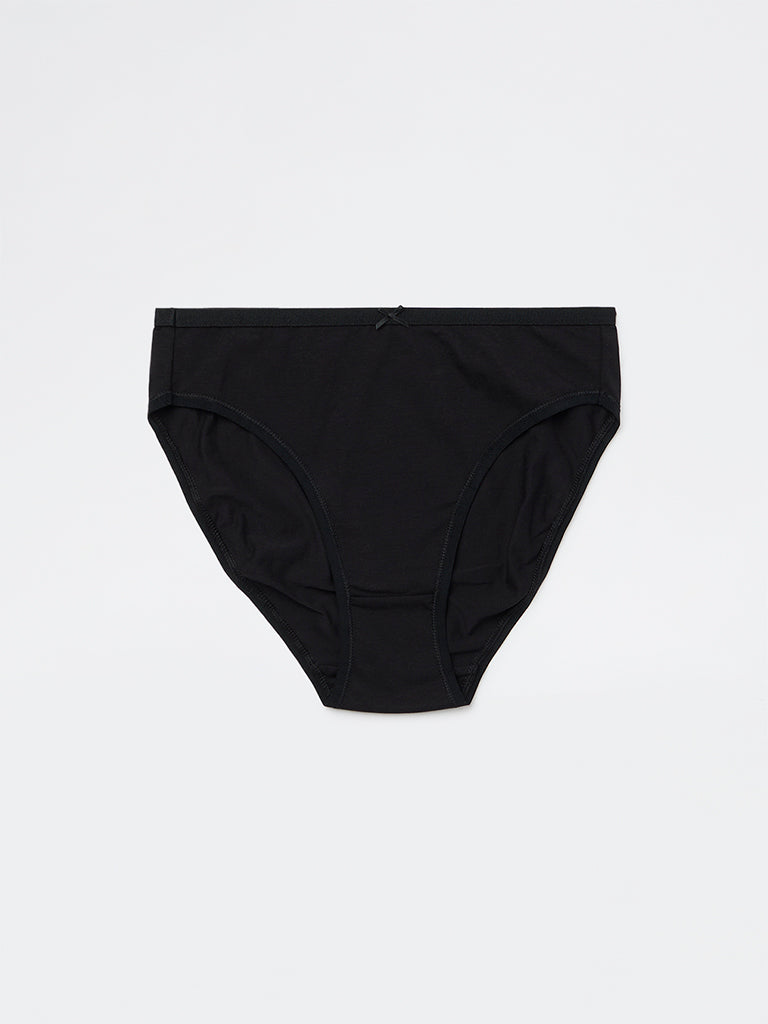 Wunderlove 3-Pack Cotton-Blend Hi-Leg Briefs