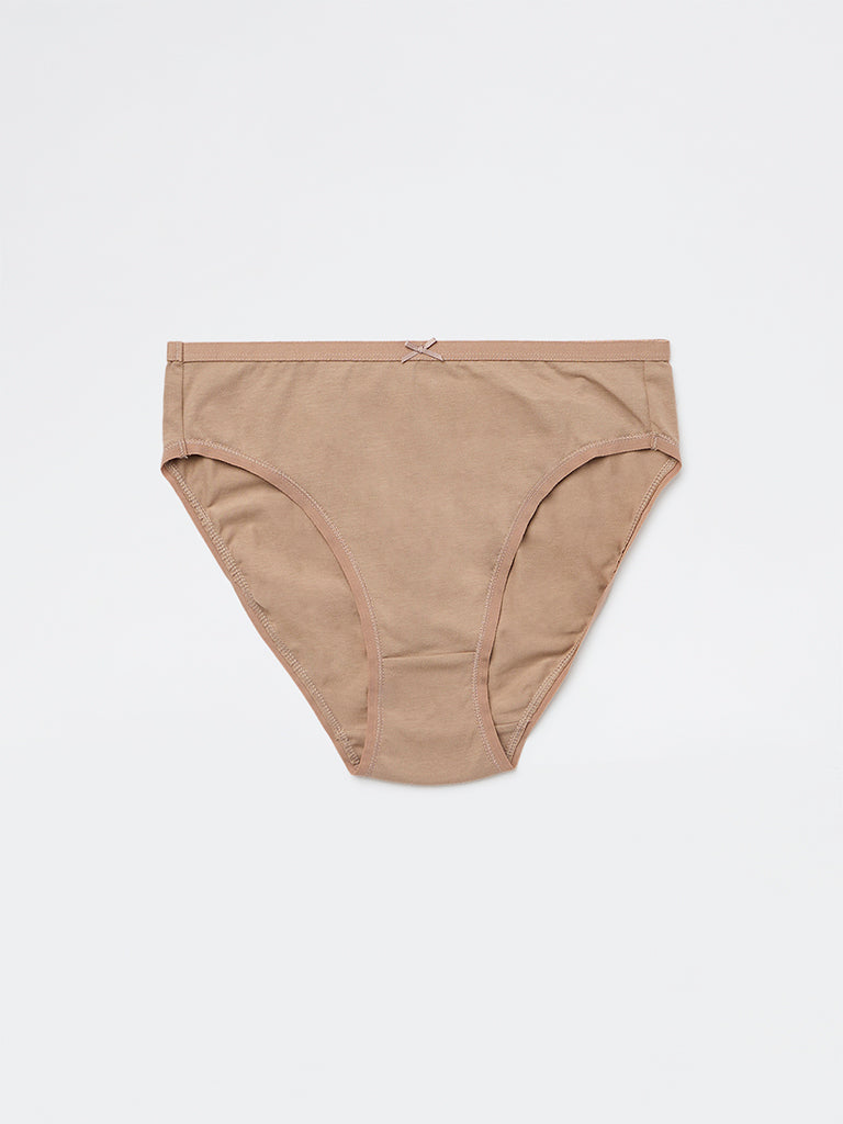Wunderlove 3-Pack Cotton-Blend Hi-Leg Briefs