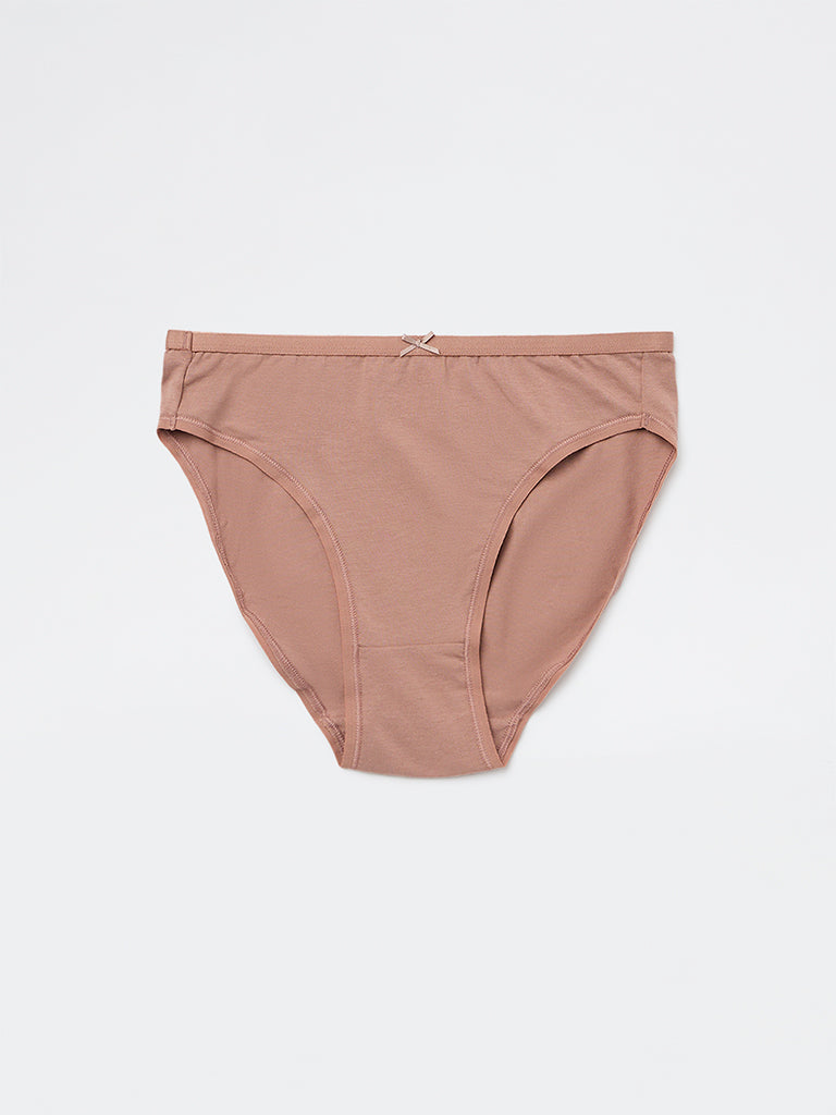 Wunderlove 3-Pack Cotton-Blend Hi-Leg Briefs