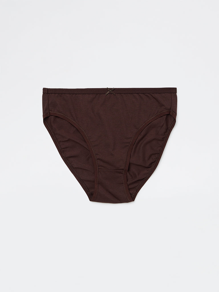 Wunderlove 3-Pack Cotton-Blend Hi-Leg Briefs