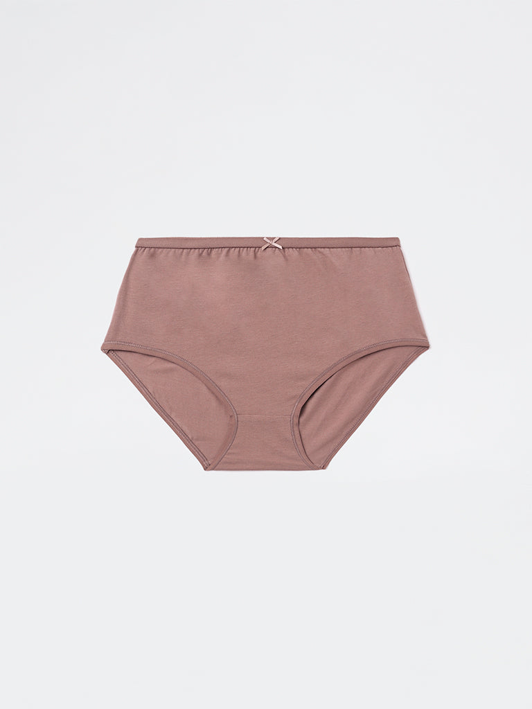 Wunderlove 3-Pack Hi-Rise Cotton-Blend Briefs
