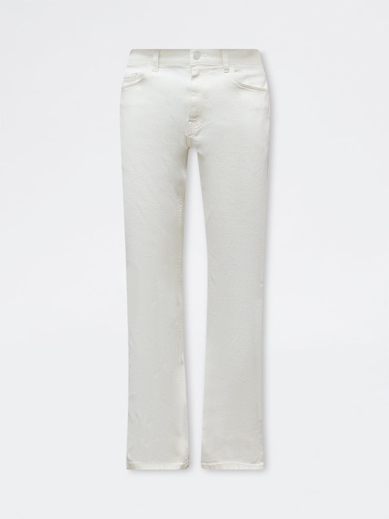 Nuon Off-White Hendrix-Fit Mid-Rise Jeans