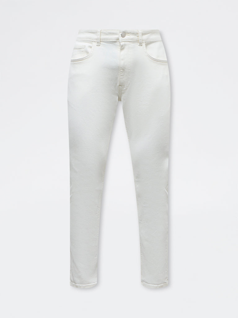 Nuon Off-White Hendrix-Fit Mid-Rise Jeans