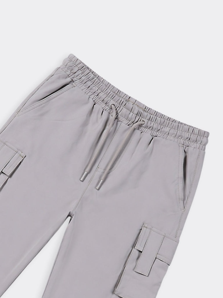 Boys Stone Utility Pocket Cargo Pants