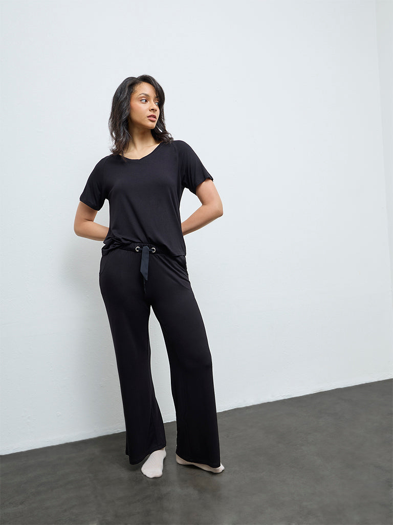 Wunderlove Black High-Rise Pants