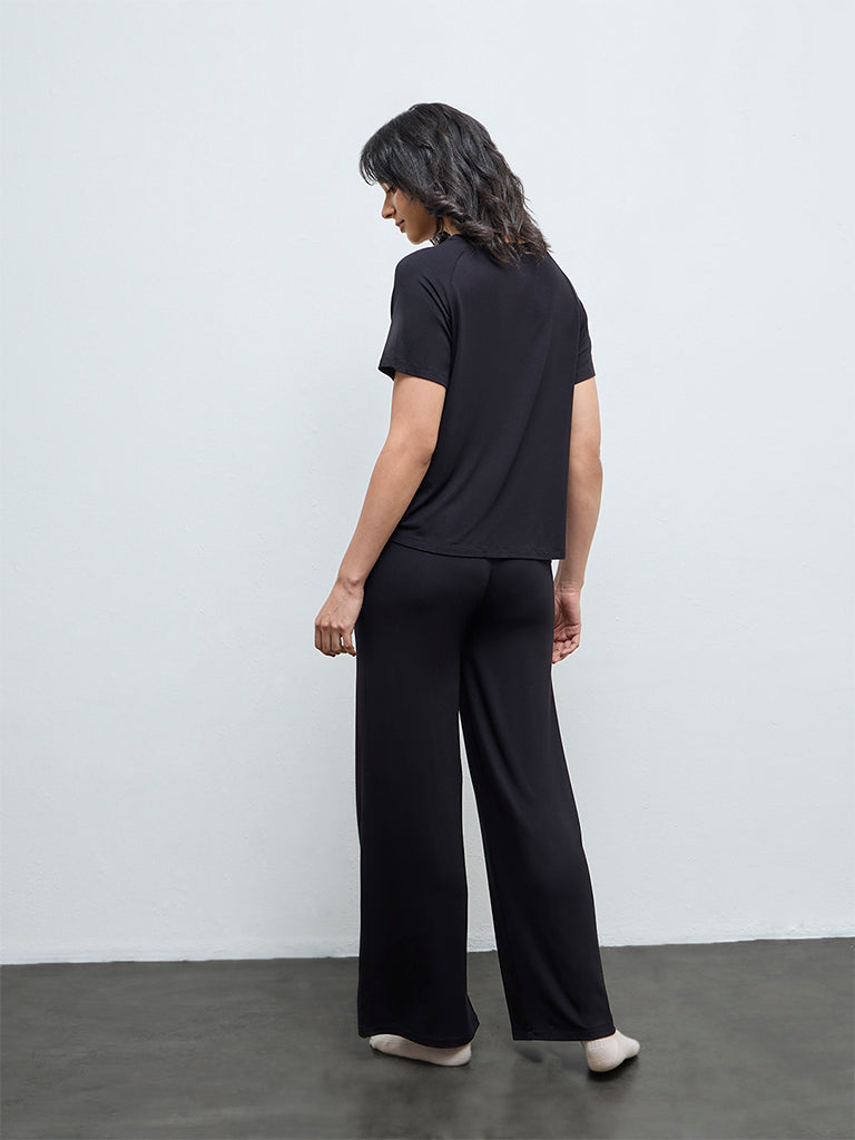 Wunderlove Black High-Rise Pants
