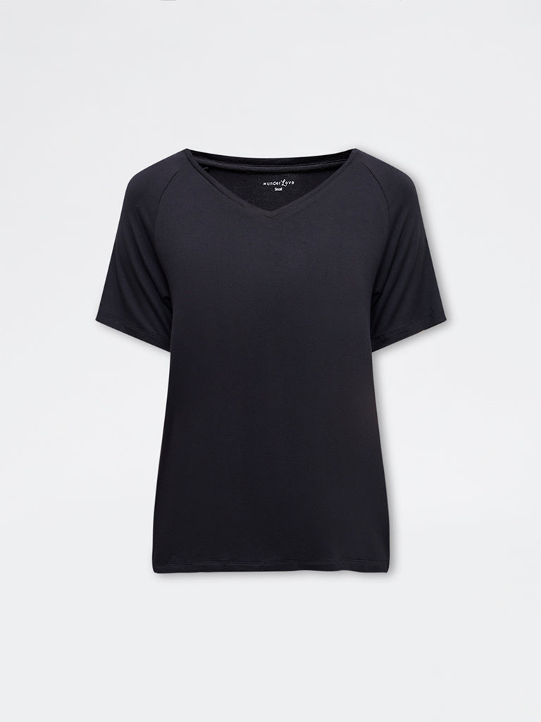 Wunderlove Black Solid Top