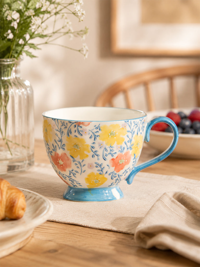 Westside Home Multicolour Floral Printed Mug