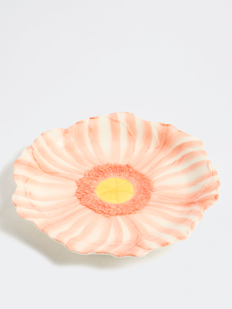 Westside Home Peach Floral Side Plate