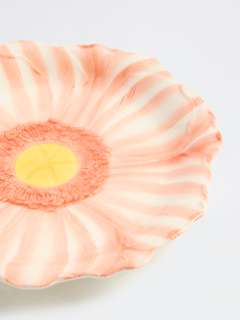 Westside Home Peach Floral Side Plate