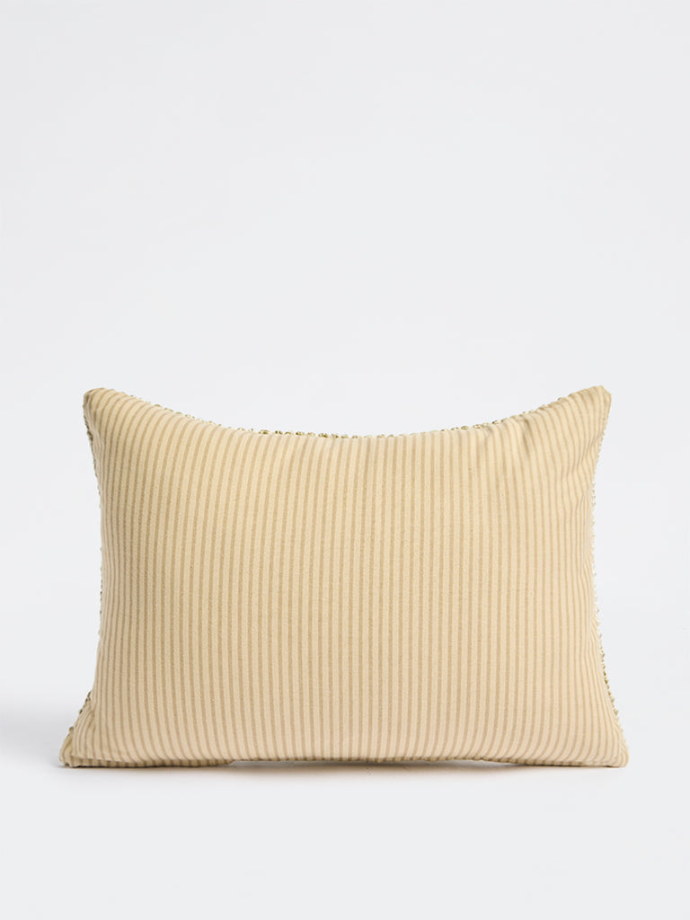 Westside Home Green Textured Cushion Cover