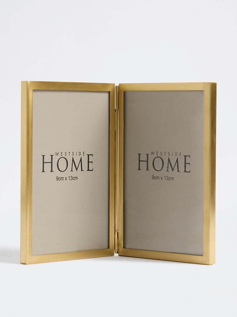 Westside Home Gold Folding Metal Photo Frame