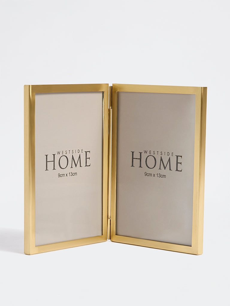 Westside Home Gold Folding Metal Photo Frame