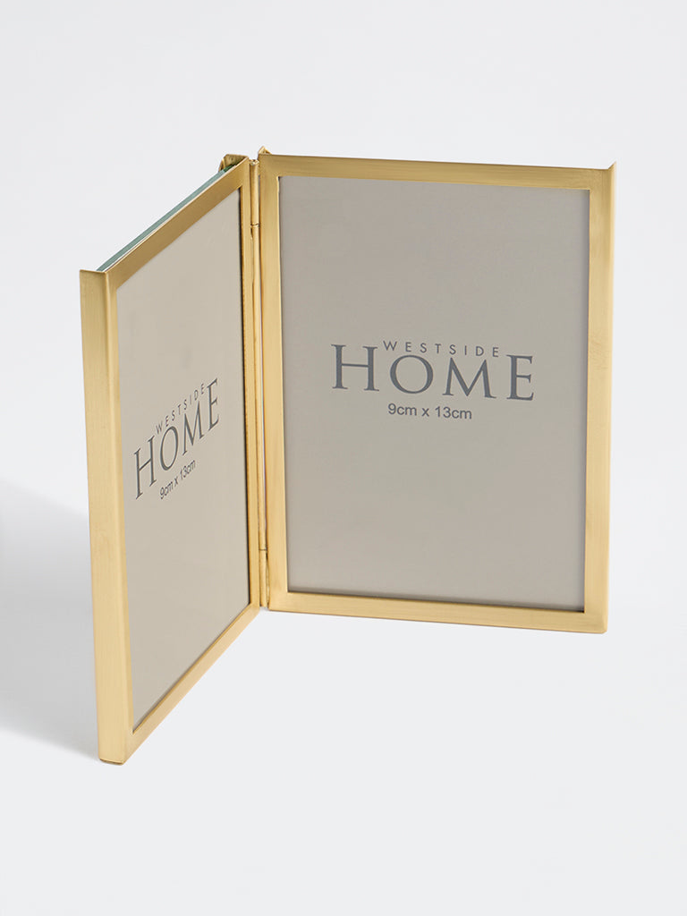 Westside Home Gold Folding Metal Photo Frame