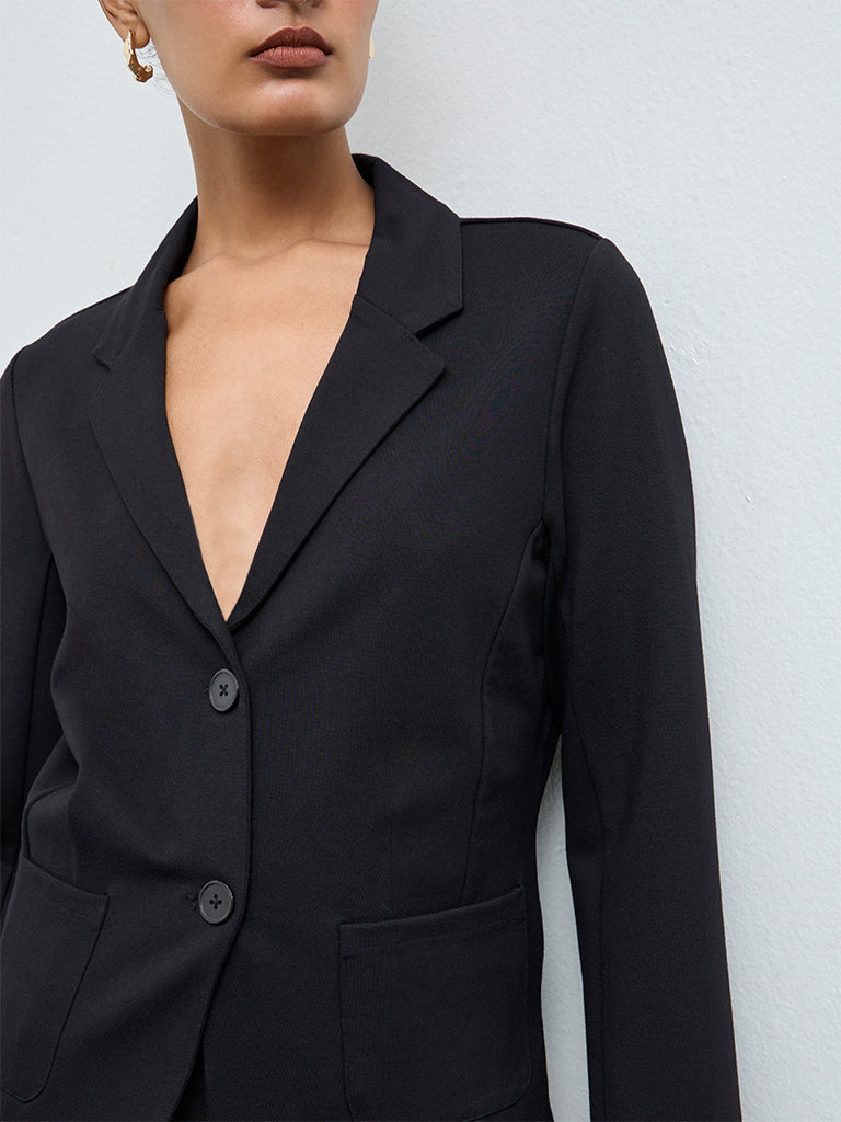 Wardrobe Black Solid Jacket