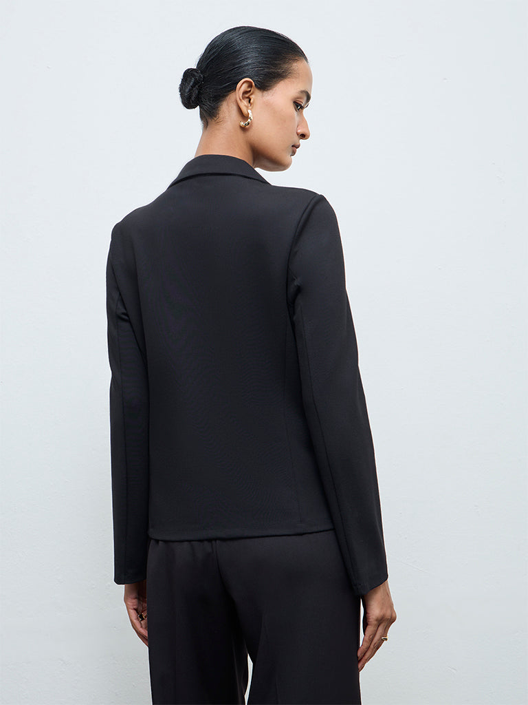 Wardrobe Black Solid Jacket