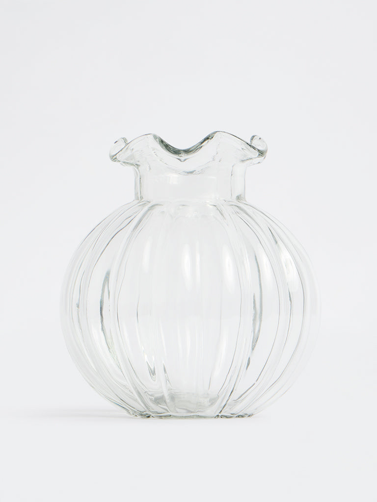Westside Home Clear Flower Vase - Small