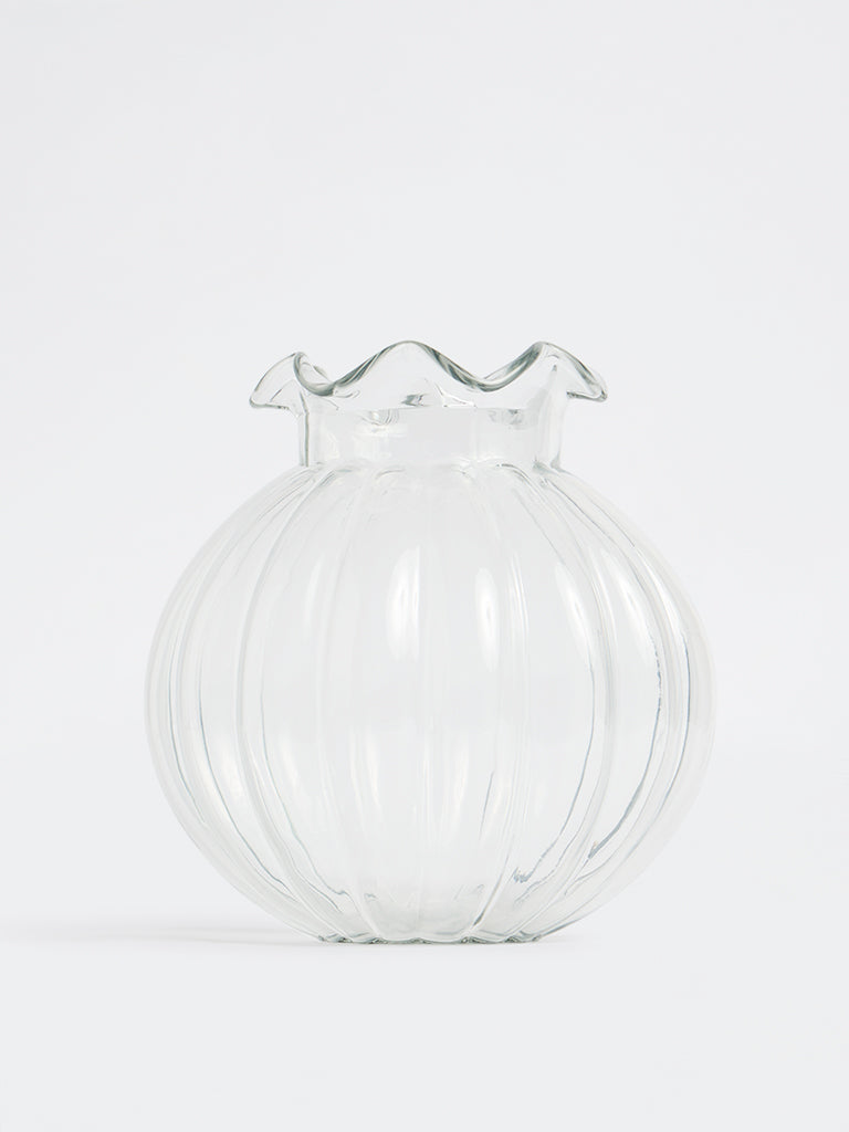 Westside Home Clear Flower Vase - Large