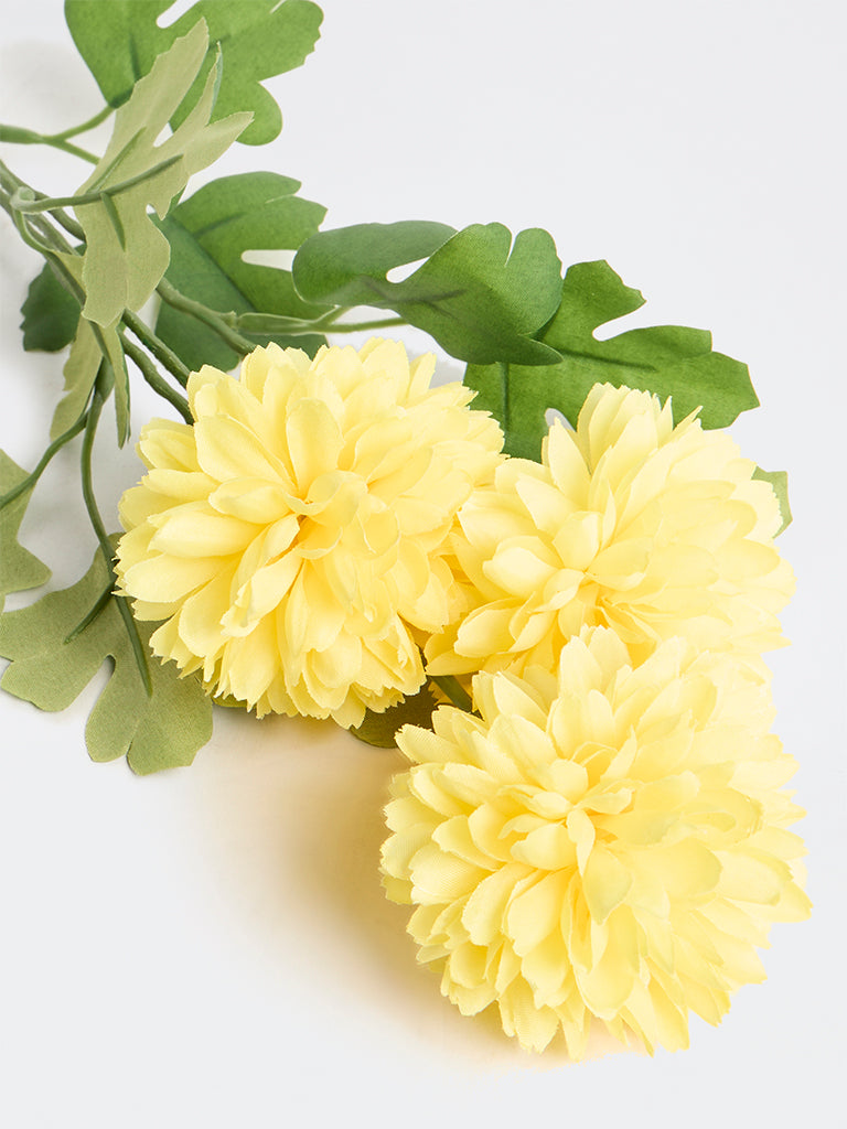 Westside Home Yellow Artificial Marigold Flower