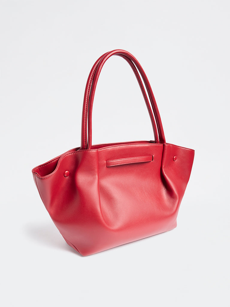 Westside Red Oversized Tote Bag
