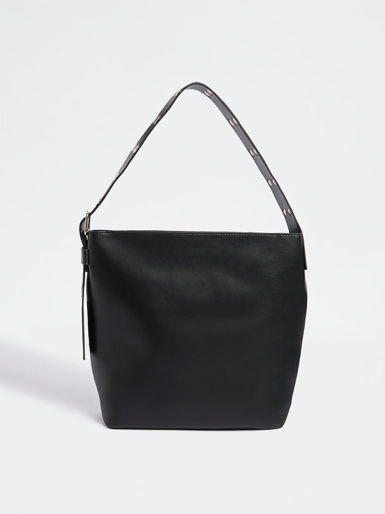 Westside Black Studded Shoulder Bag