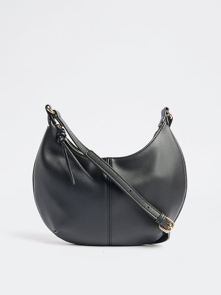 Westside Black Crescent Sling Bag