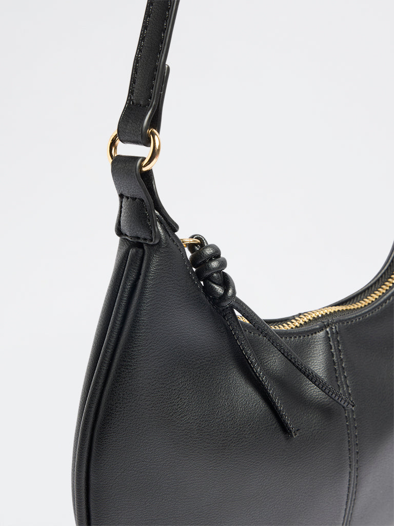 Westside Black Crescent Sling Bag